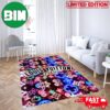 Louis Vuitton Pattern x Supreme Blue Background Rug Carpet Louis Vuitton Pattern x Supreme Blue Background Rug Carpet