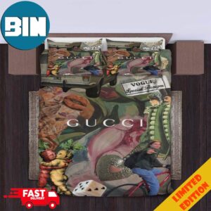 Luxury Gucci Bedding Set For Home Decor With Duvet Cover And Pilowcases