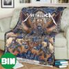 Metallica Madrid Night 1 Limited Edition Part 1 Of 2 By Puis Calzada M72 World Tour No Repeat Weekend July 12 2024 Madrid Spain Estadio Civitas Metropolitano Poster Fleece Blanket