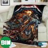 Metallica Members Music Posters And Vintage Album Cover Art Prints Home Decor Fleece Blanket