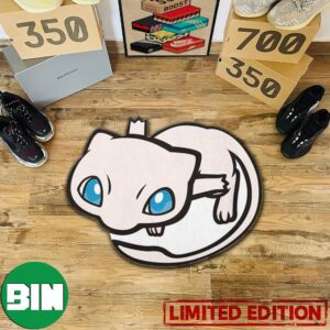 Mew Cute Pokemon Kawaii Living Room Pokemon Rug Carpet
