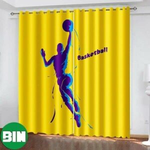 Michael Jordan Chicago Bulls NBA Window Curtains