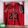 Michael Jordan Chicago Bulls NBA Window Curtains