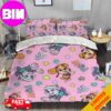 Paw Patrol Duvet Cover And Pillow Cases Background Red Home Decor For Kids Bedding Set Twin