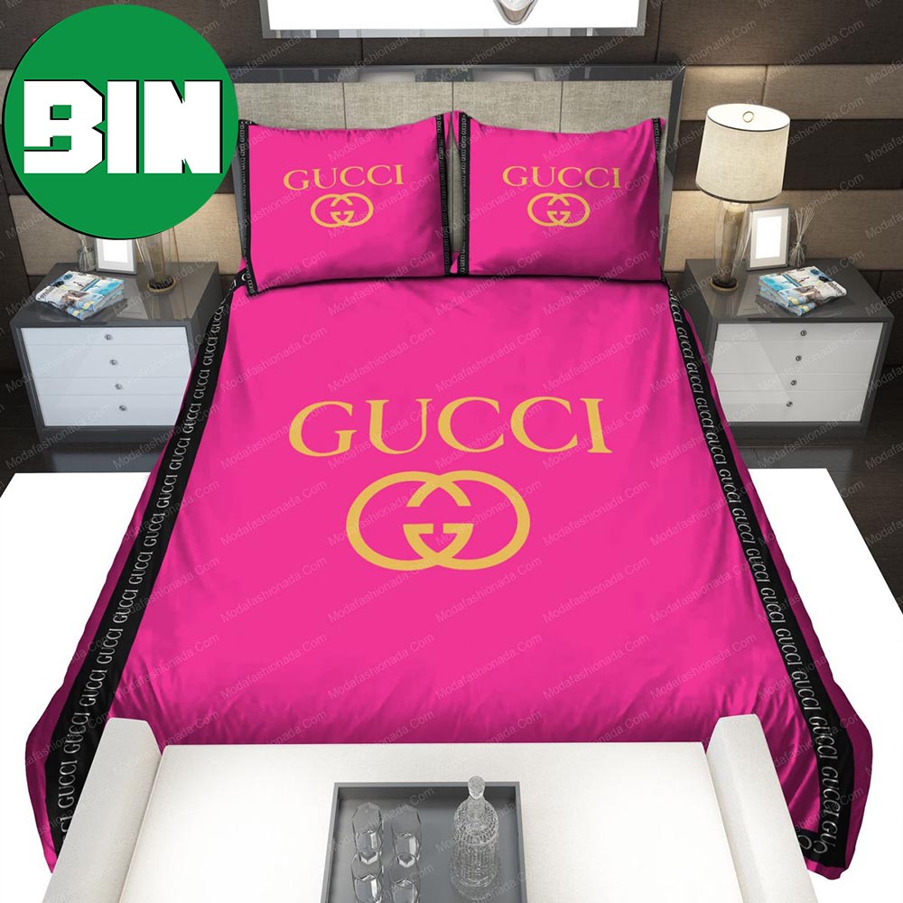 Pink Background Bedroom Duvet Cover Gucci Bedding Set Pink Background Bedroom Duvet Cover Gucci Bedding Set