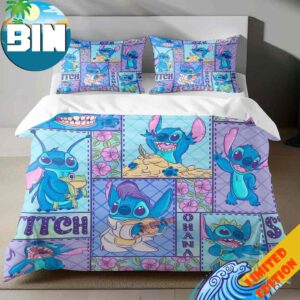 Queen Size Stitch Bedding Set Lilo and Stitch Bed in a Bag