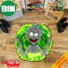 Rick And Morty Funny Two Faces Grandpa Rick Sanchez Home Decor Custom Rug Carpet