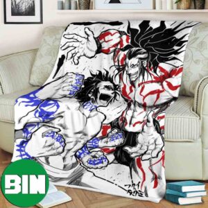 Shiva vs Raiden Shuumatsu No Valkyrie Record Of Ragnarok Fleece Blanket