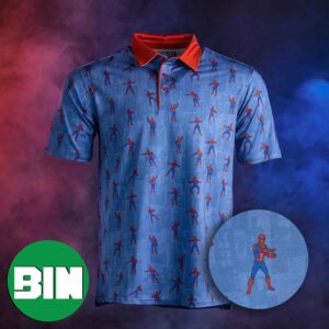 Spider-Man Across The SpiderVerse The Meme Movie Polo Shirt