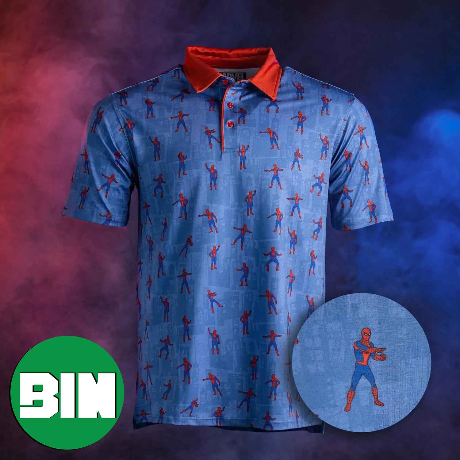 Spider-Man Across The SpiderVerse The Meme Movie Polo Shirt Spider-Man Across The SpiderVerse The Meme Movie Polo Shirt