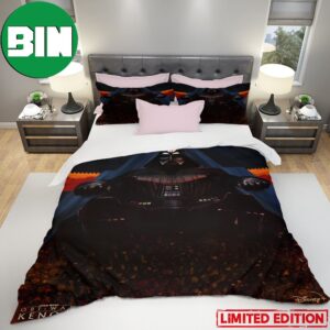 Star Wars Poster Art Obi-Wan Kenobi Darth Vader Bedding Set