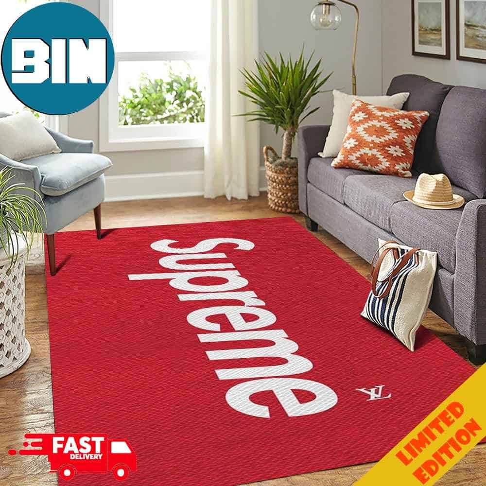 Supreme X Louis Vuitton Modern And Luxurious For Living Room Home Decor Rug Carpet Supreme X Louis Vuitton Modern And Luxurious For Living Room Home Decor Rug Carpet