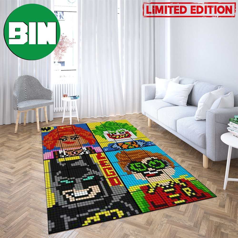The Lego Batman Movie Art Lego Rug Home Decor The Lego Batman Movie Art Lego Rug Home Decor