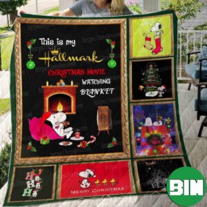 This Is My Hallmark Christmas Movie Watching Blanket Snoopy Christmas Blanket