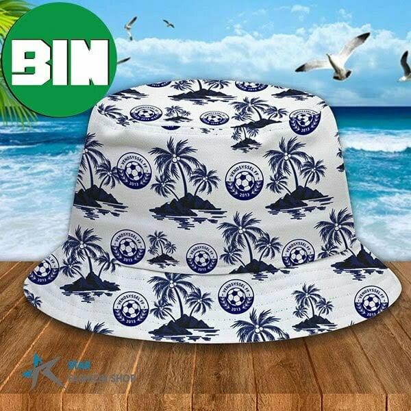 Vendsyssel FF Summer Palm Tree Bucket Hat Vendsyssel FF Summer Palm Tree Bucket Hat