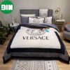 Versace Big Logo Luxury Home Decor Bedding Set
