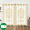 Versace Grey Navy Hot 2023 Luxury Home Decor Window Curtains Versace Grey Navy Hot 2023 Luxury Home Decor Window Curtains