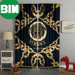 Versace Luxury Brand 2023 Living Room Home Decorations Window Curtains