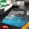 Versace Luxury Pattern Black n White Fashion Home Decor For Living Room Rug Carpet Versace Luxury Pattern Black n White Fashion Home Decor For Living Room Rug Carpet