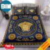 Versace Luxury Text Print Golden Red Black Fashion Home Decor Bedding Set Versace Luxury Text Print Golden Red Black Fashion Home Decor Bedding Set
