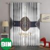 Versace Medusa Grey Pattern Luxury Fashion Home Decor Window Curtain Versace Medusa Grey Pattern Luxury Fashion Home Decor Window Curtain