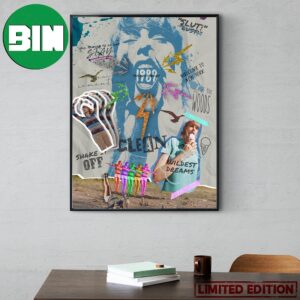 1989 Taylor’s Version Scrapbook Wallpaper Taylor Swift The Eras Tour Home Decor Poster Canvas