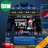 3D Most Wonderful Time For A Mountain Dew Christmas Funny Ugly Sweater For Men And Women