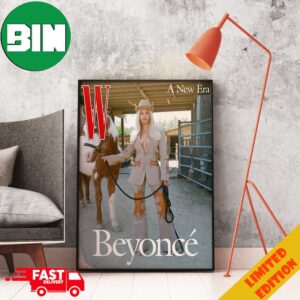 A New Era Cowboy Carter Beyonce For W Magazine Poster Canvas
