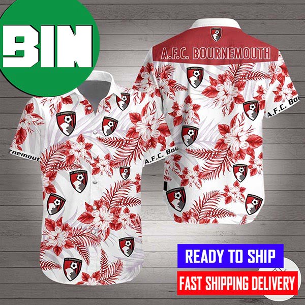 A.F.C. Bournemouth Hawaiian Shirt A.F.C. Bournemouth Hawaiian Shirt