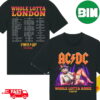 AC DC Rock Band Back In Black Logo Album T-Shirt Long Sleeve Sweater Hoodie