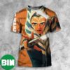 Ahsoka vs Darth Vader Star Wars All Over Print T-Shirt