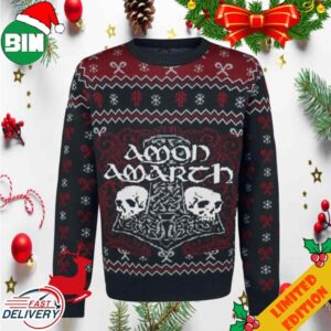 Amon Amarth 2023 Christmas For Fans Ugly Sweater