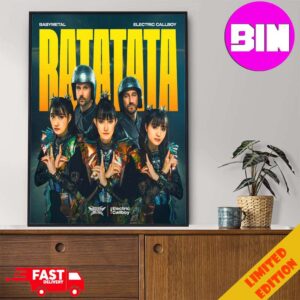 Babymetal And Electric Callboys New Single Ratatata 23rd May 2024 Home Decor Poster Canvas