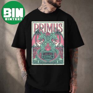 Band Primus Tonight Poster Live In Ljubljana Slovenia At Krizanke On August 3 2026 Vintage T-Shirt