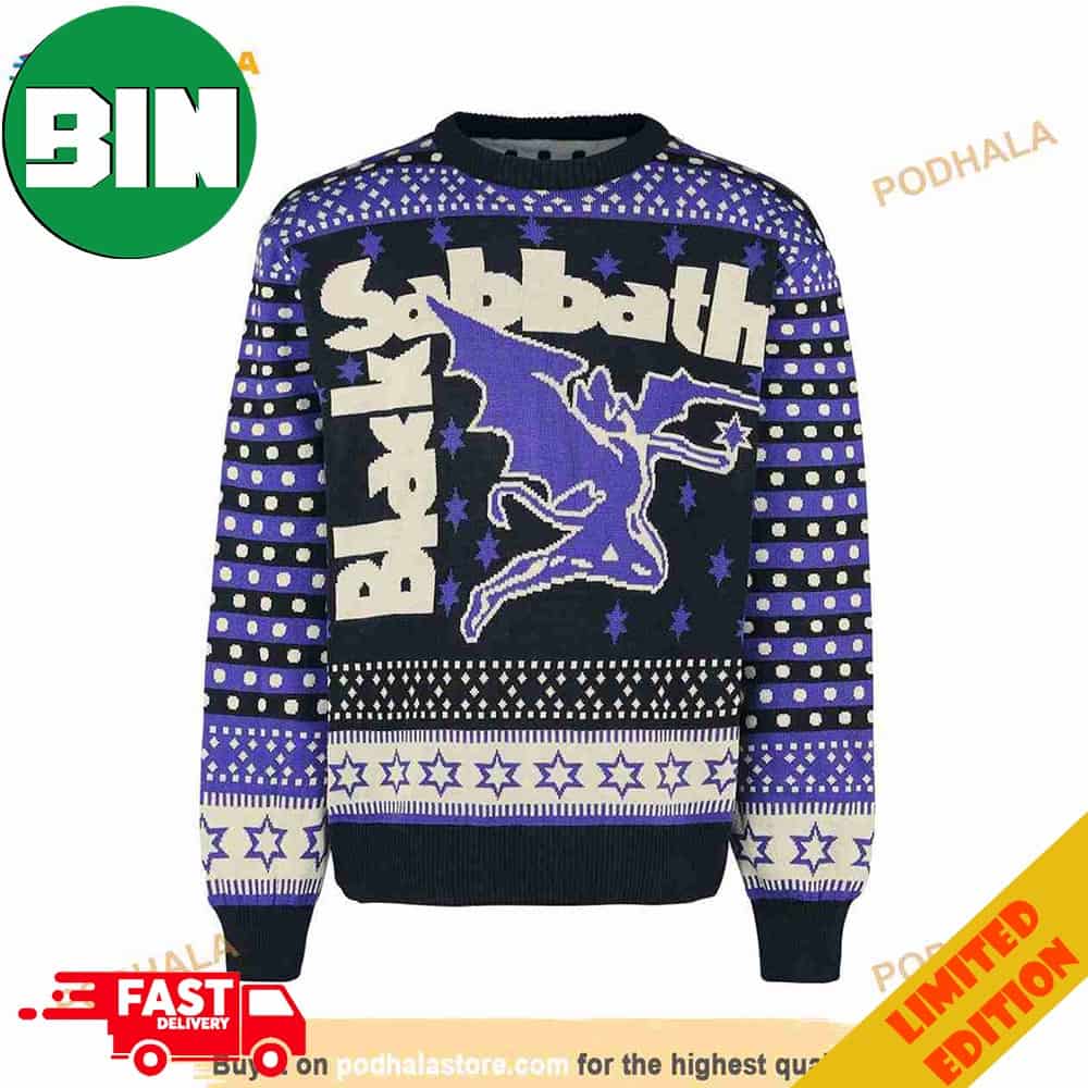 Black Sabbath Band 3D Holiday 2023 Gift For Fans Ugly Sweater Black Sabbath Band 3D Holiday 2023 Gift For Fans Ugly Sweater