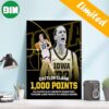 Caitlin Clark Indiana Fever Has Broken WNBA Rookie Single-Season Scoring Record 2024 Poster Canvas