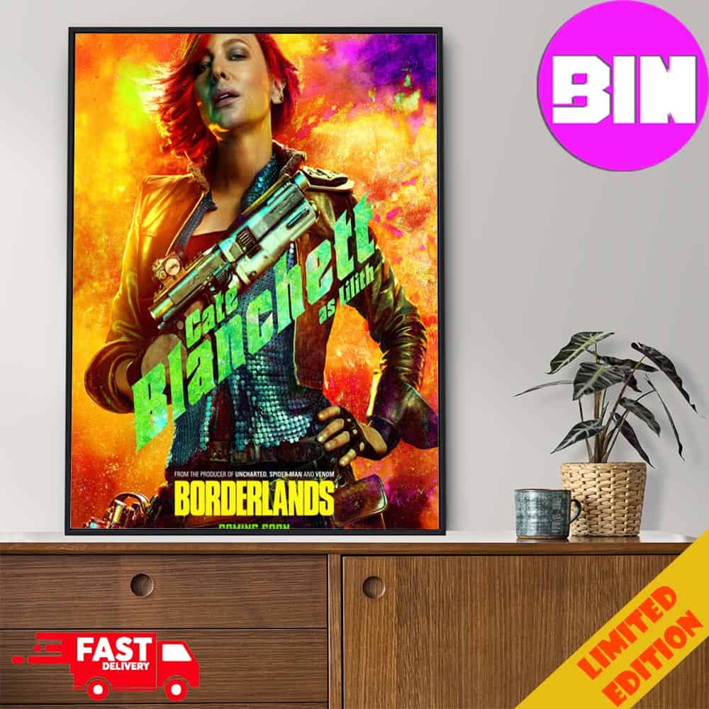 Cate Blanchett as Lilith Chaos Needs A Conductor Borderlands Movie Chaos Loves Company 2024 Poster Canvas Cate Blanchett as Lilith Chaos Needs A Conductor Borderlands Movie Chaos Loves Company 2024 Poster Canvas