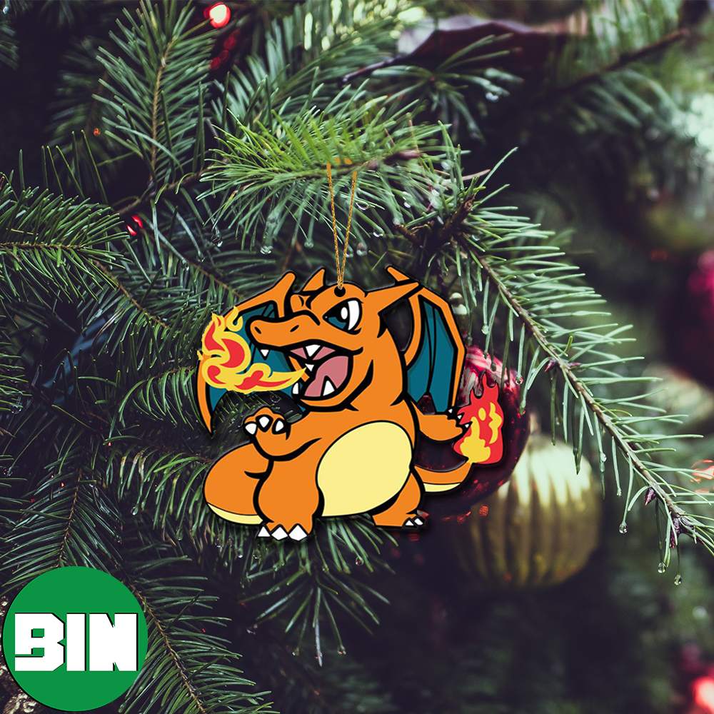 Charizard Pokemon Outdoor Christmas Decorations 2023 Xmas Tree Unique Ornament Charizard Pokemon Outdoor Christmas Decorations 2023 Xmas Tree Unique Ornament