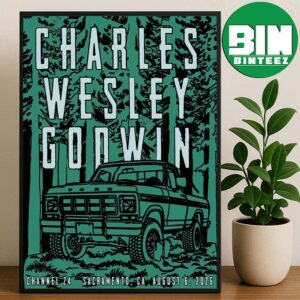 Charles Wesley Godwin at Channel 24 in Sacramento California August 6 2026 Gig Poster Gift For Rock Fan Concert Souvenir