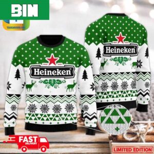 Christmas Gift For Beer Lovers Heineken Xmas 2023 Ugly Sweater