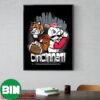 Chuck E Cheese Five Nights Of Fun FNAF Parody Event Poster Canvas