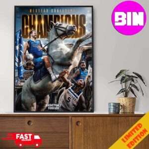 Congratulations Dallas Mavericks NBA Finals 2024 Champions Western Conference Locker Room With Luka Doncic And Kyrie Irving Home Decor Poster Canvas
