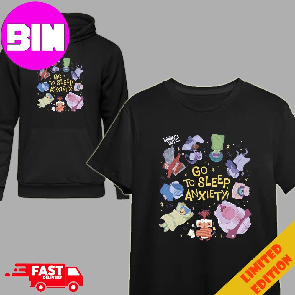 Cover Art For An Upcoming Inside Out 2 Book Go To Sleep Anxiety All In The Mind T-Shirt Hoodie Long Sleeve Cover Art For An Upcoming Inside Out 2 Book Go To Sleep Anxiety All In The Mind T-Shirt Hoodie Long Sleeve