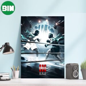 Creed 3 Jonathan Majors x Michael B Jordan Creed Movie Poster-Canvas
