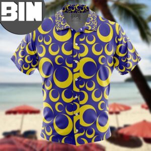 Crescent Moon Sailor Moon Anime Hawaiian Shirt