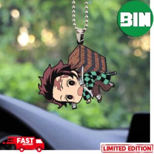 Cute Anime Demon Slayer Tanjiro Xmas Tree Decorations Christmas Gift Ornament