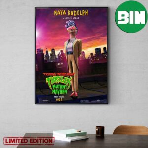 Cynthia Utrom Teenage Mutant Ninja Turtles Mutant Mayhem TMNT Movie Home Decor Poster Canvas