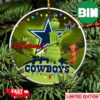 Dallas Cowboys NFL Sport Ornament Custom Name And Number 2023 Christmas Tree Decorations