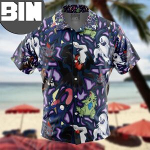 Dark Type Pokemon Pokemon Anime Hawaiian Shirt