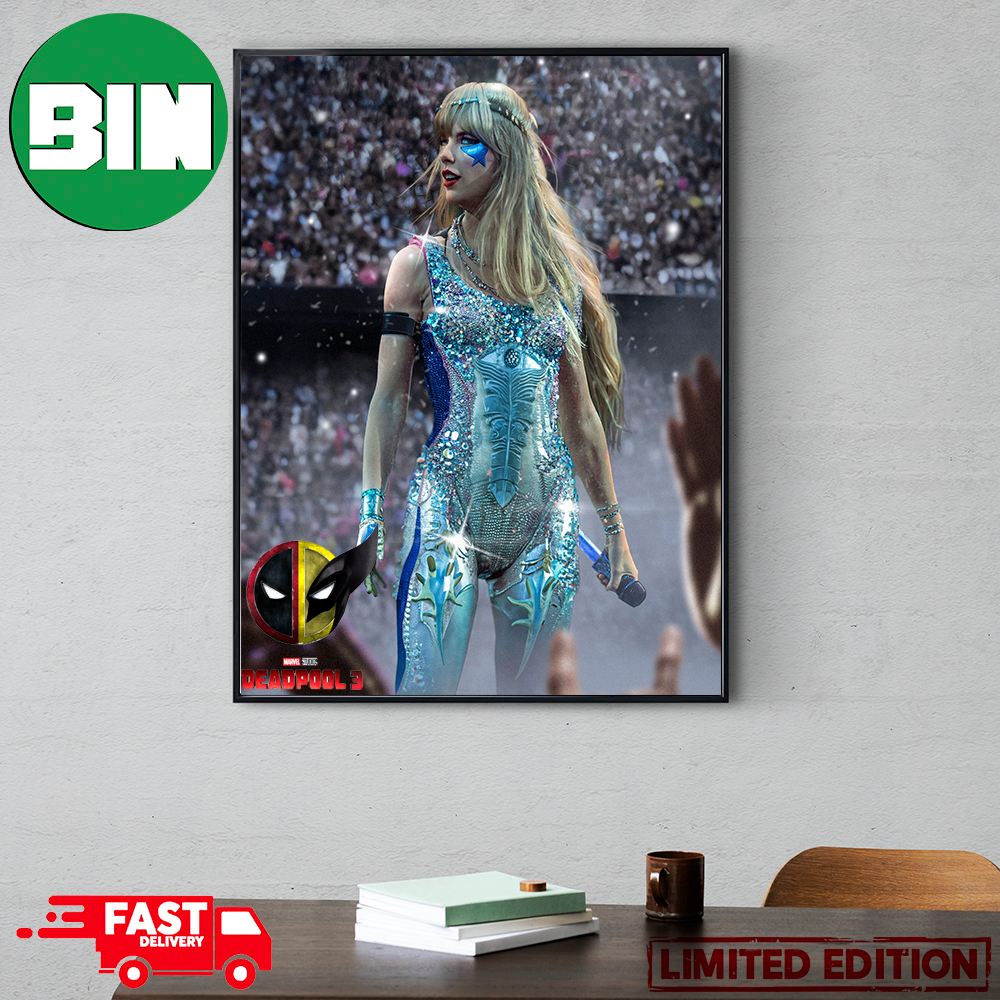 Dazzler Deadpool 3 With Taylor Swift by BossLogic Home Decor Poster Canvas Dazzler Deadpool 3 With Taylor Swift by BossLogic Home Decor Poster Canvas